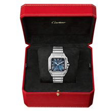 将图片加载到图库查看器,Cartier Santos De Cartier Blue WSSA0030