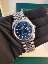 Load image into Gallery viewer, Rolex Datejust 41mm Blue on Jubilee