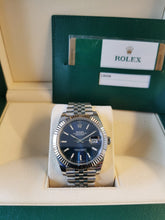 Load image into Gallery viewer, Rolex Datejust 41mm Blue on Jubilee