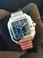 将图片加载到图库查看器,Cartier Santos De Cartier Blue WSSA0030