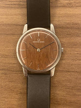 将图片加载到图库查看器,Universal Genève Vintage Wood Dial