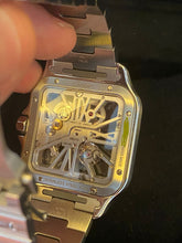 Load image into Gallery viewer, Cartier Santos Skeleton WHSA0015