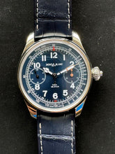 Load image into Gallery viewer, Montblanc Minerva Monopusher Chrono Blue
