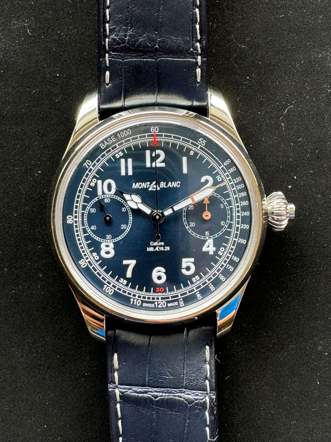 Montblanc Minerva Monopusher Chrono Blue