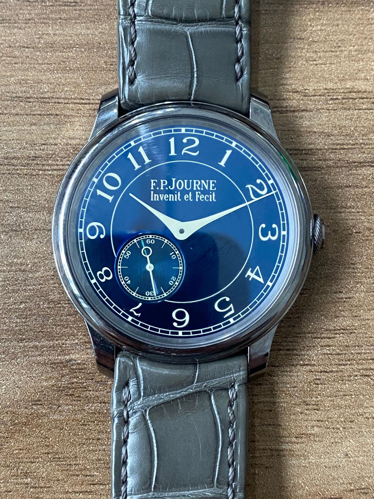Souveraine Chronometre Bleu Souveraine Tantalum 39mm