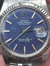 將圖片載入圖庫檢視器 Rolex Datejust 1601 Blue Brick / Mosiac Dial 1601
