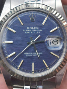 Rolex Datejust 1601 Blue Brick / Mosiac Dial 1601