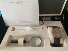 将图片加载到图库查看器，Moritz Grossmann Central Second Blue Salmon Dial 25 piece limited
