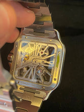 Load image into Gallery viewer, Cartier Santos Skeleton WHSA0015
